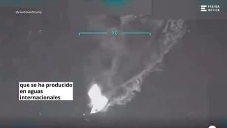 Vídeo  Así es el momento del presunto ataque de Estados Unidos a un barco procedente de Venezuela