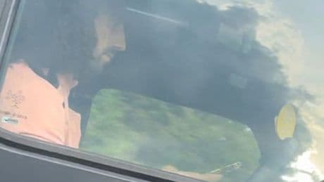 Moment Chelsea ace Marc Cucurella uses mobile while driving Mercedes G-wagon as he’s seen ‘veering across road’