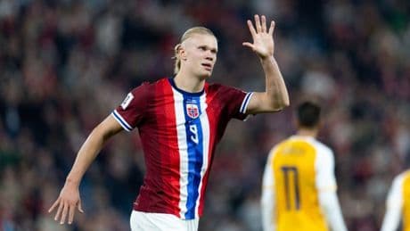 Erling Haaland’s class message to Moldova goalkeeper after scoring five goals in 11-1 win