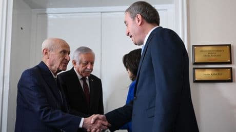 MHP-DEM Parti görüşmesi başladı