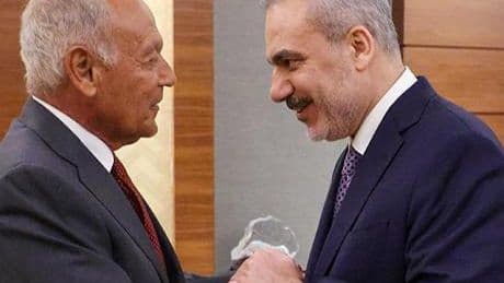 Dışişleri Bakanı Hakan Fidan, Ahmed Aboul Gheit ile bir araya geldi