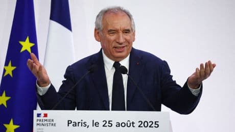 Bayrou se someterá a un voto de confianza el 8 de septiembre por su plan de austeridad