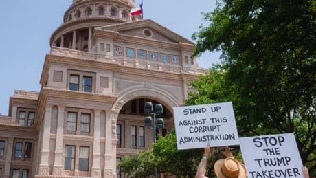 Democrats Gather for Protests Over Trump’s Push on Redistricting