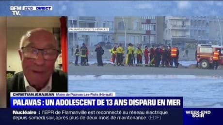 Disparition d'un adolescent en mer à Palavas: le maire indique "qu'une cellule psychologique a été mise en place" pour la famille