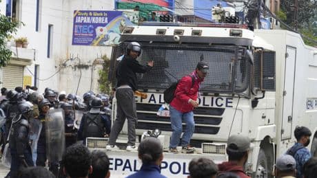 Nepal police open fire on protesters outside Parliament, killing 11