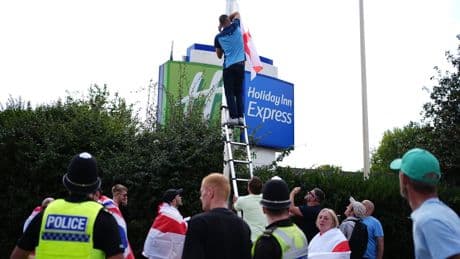 Asylum hotel protests continue as Cooper sets out plan to clear appeals backlog