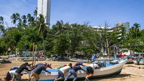 Mexiko: Urlaubsort Acapulco rüstet sich für Hurrikan »Erick«