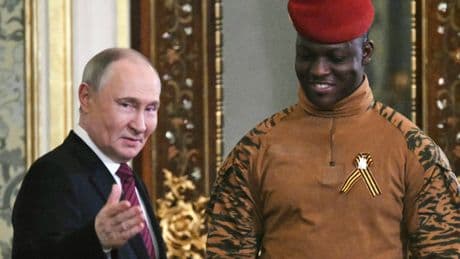 Africa's youngest leader, a friend of Russia, is celebrated by some and criticized by others