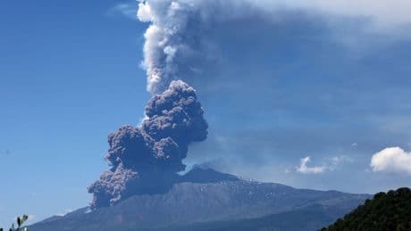 Mount Etna erupts leaving tourists fleeing for their lives