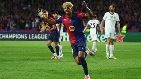 El golazo de Lamine Yamal al Inter el día que hacía historia con el Barça