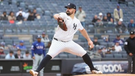Dominant Carlos Rodon, Yankees bullpen shut out Rangers to finish sweep
