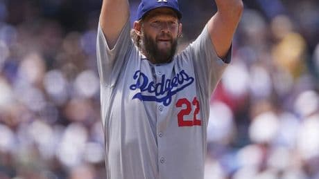 Dodgers lefty Kershaw strikes out five, moves closer to 3,000 career strikeouts
