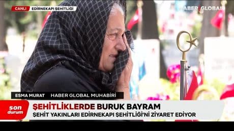 Şehit yakınları Edirnekapı Şehitliği’ni ziyaret ediyor