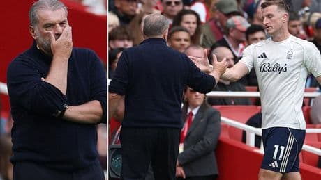 Ange Postecoglou sends warning to Nuno Espirito Santo's favourites - as he reveals why he didn't make many changes ahead of Nottingham Forest's 3-0 defeat by Arsenal