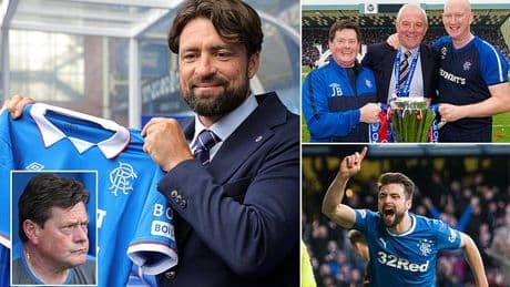 Martin learned all about Ibrox folklore drinking whisky in the jacuzzi with kitman Jimmy Bell