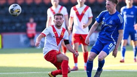 Airdrie captain admits they were poor over play-off final - but staying up is all that matters