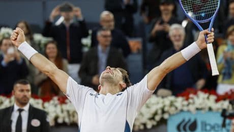 Ruud hace valer sus tablas y gana el Mutua Madrid Open ante Draper