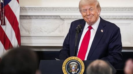 Trump Held On To Flashy Gold FIFA Trophy... Leaving Chelsea With A Replica