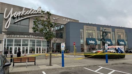 Shooting at Yorkdale mall parking lot leaves 1 male dead