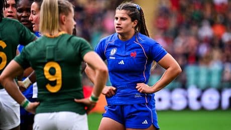 Coupe du monde féminine de rugby : la Française Axelle Berthoumieu suspendue 12 semaines pour avoir mordu une adversaire