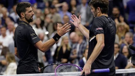 Novak Djokovic does a 'KPop Demon Hunters' dance at the US Open to celebrate his daughter's birthday