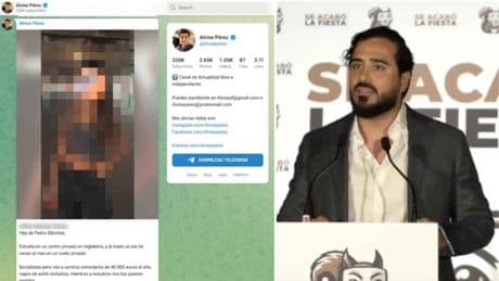 Un Juzgado cita a declarar a una hija de Pedro Sánchez como "perjudicada" porque Alvise difundió una foto suya