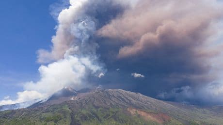 Watch a live view of Mount Etna after huge volcanic eruption