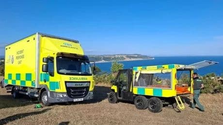 Paraglider in horror crash at Devon beauty spot as ambulances race to scene