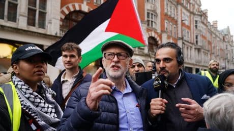 Corbyn criticises ‘silence and evasion’ over Gaza in call for UK inquiry