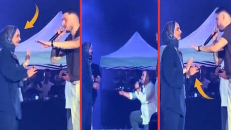 BLOK3 konserinde ilginç anlar: Teklifi reddetti, zorla yüzük taktılar