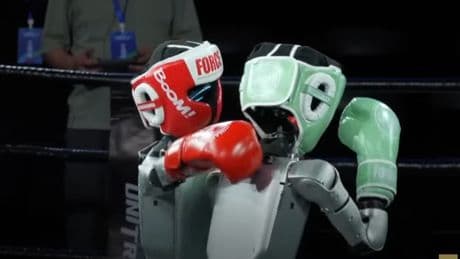 Des humanoïdes sur un ring de boxe, dernière “prouesse technologique” de la Chine