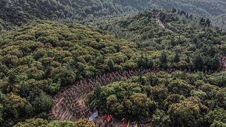 Binlerce kişi, 57'nci Alay'ın izinde yürüdü