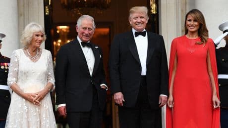 Nuit à Windsor, banquet royal, sortie en tête-à-tête de Kate et Melania... Les moments forts de la visite des Trump au Royaume-Uni