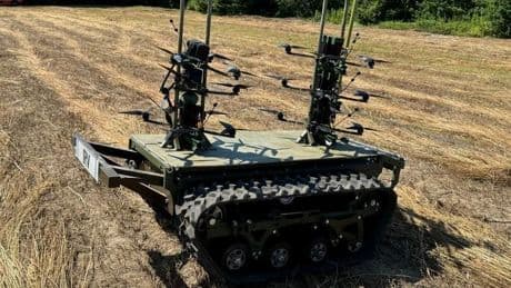 Ukraine’s New Robot Is An FPV Drone Carrier