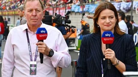 Martin Brundle speaks out as Sky Sports F1 colleague Bernie Collins lands new job