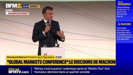 "Je pense que notre Europe est trop dépendante du reste du monde", déclare Emmanuel Macron