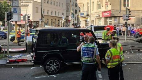Several injured after car drives into crowd of pedestrians in Stuttgart