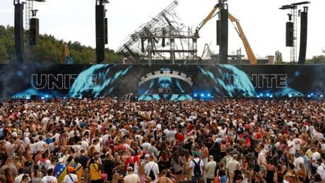 Tomorrowland music festival opens after its main stage was destroyed by a huge fire