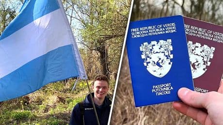20-jarige richt eigen land op met 400 inwoners: ’Eigen vlag en paspoorten’