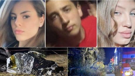 Incidente a Torchiarolo, porsche si ribalta e prende fuoco: morti tre ragazzi. Colti da malore i familiari arrivati sul posto