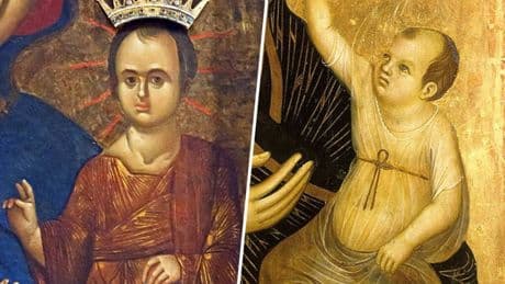 En la Edad Media el niño Jesús aparecía representado como un "bebé anciano". El motivo aún fascina a los expertos