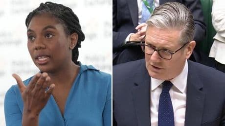Kemi Badenoch dismisses Keir Starmer as 'irrelevant' in fiery Commons clash