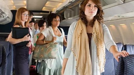 Plane passengers who stand up on landing to be fined £50