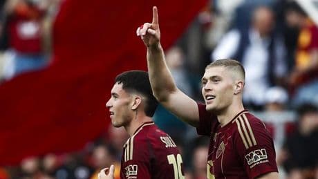 Dovbyk bate a De Gea y pone a la Roma en posiciones de Champions