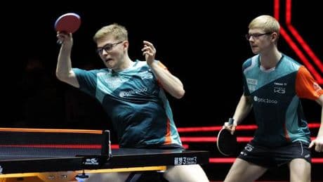 Les frères Lebrun se qualifient pour les quarts de finale du double masculin des Mondiaux de tennis de table