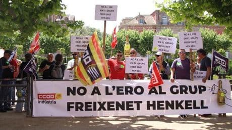 Los trabajadores de Freixenet harán una semana de huelga para protestar contra el ERE