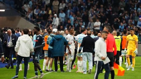 Ligue 1 : Le Havre-OM interrompu pour des incidents en tribunes au stade Océane