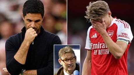 Arsenal legend Tony Adams delivers brutal verdict on Mikel Arteta - and states Gunners will NOT win the Premier League with Martin Odegaard as captain