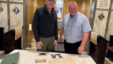 World War II documents discovered in Lanark home reunited with owner's family