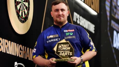 Luke Littler fights back for Premier League victory in Birmingham